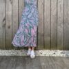 Robe longue Zoé mauve 