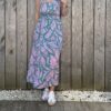 Robe longue Zoé mauve 