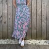 Robe longue Zoé mauve 