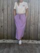 Jupe sweat mauve