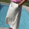 Jupe sweat sarah grise
