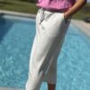 Jupe sweat sarah grise