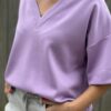 Pull Léa mauve