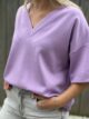 Pull Léa mauve