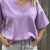 Pull Léa mauve