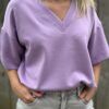 Pull Léa mauve