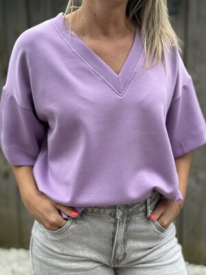 Pull Léa mauve