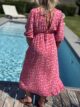 Robe longue Pink Wild