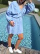 Robe courte Blue Sky