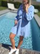 Robe courte Blue Sky