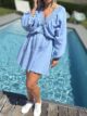 Robe courte Blue Sky