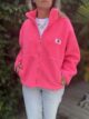 Veste Marie rose flashy