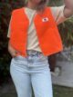 Veste Polaire Sans Manche Orange Flash
