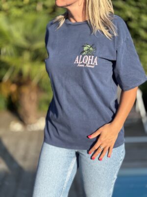 T-shirt Aloha Bleu