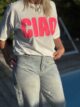 T-shirt Ciao blanc