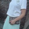  T-shirt Follow the Sun vert
